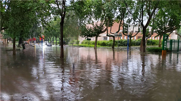 【组图】暴雨中的后勤人